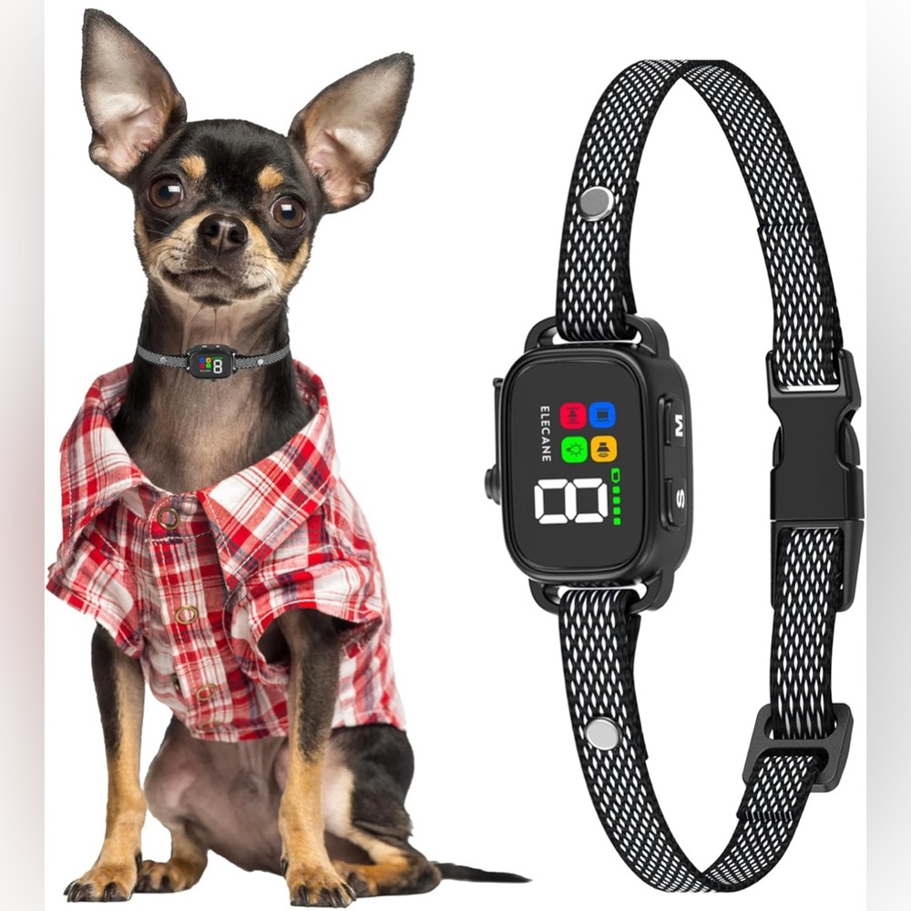 Tiny Bark Collar for Small Dogs 5-15 lbs and Puppies